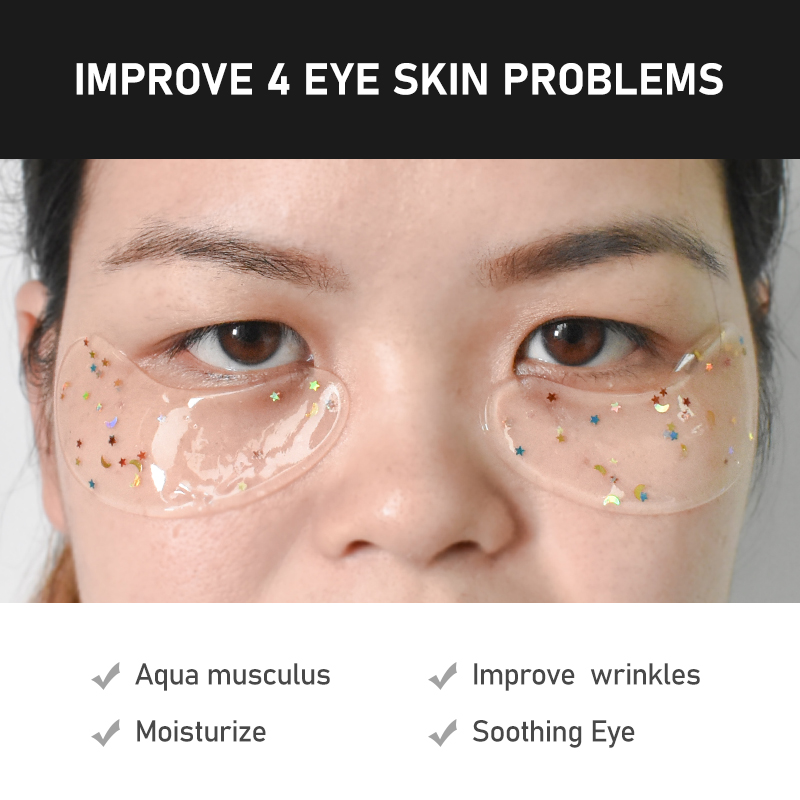 Natural Collagen Eye Gels with Hyaluronic HA Anti Aging Star Collagen Eye Mask By Factory Pice 
