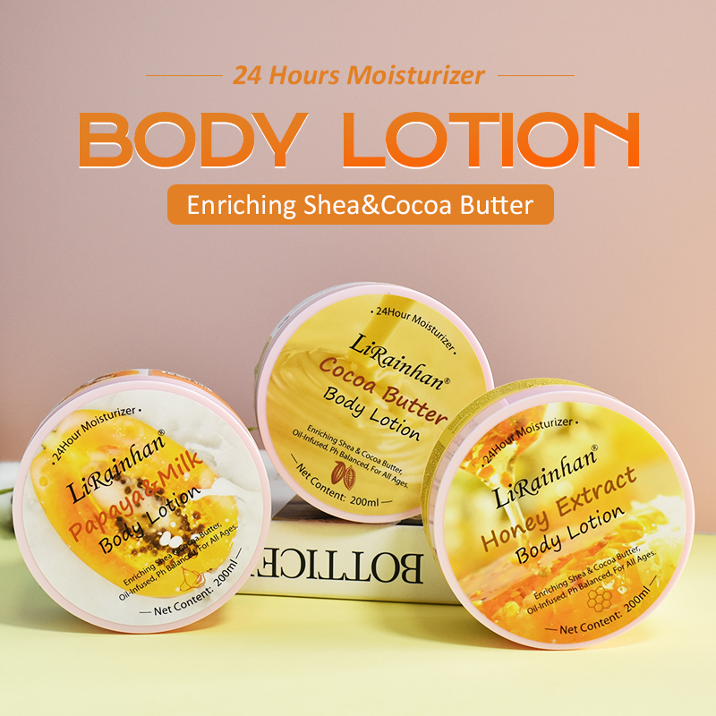 Custom Hydrating Milk & Papaya Body Butter Moisturizing Body Lotion for Women