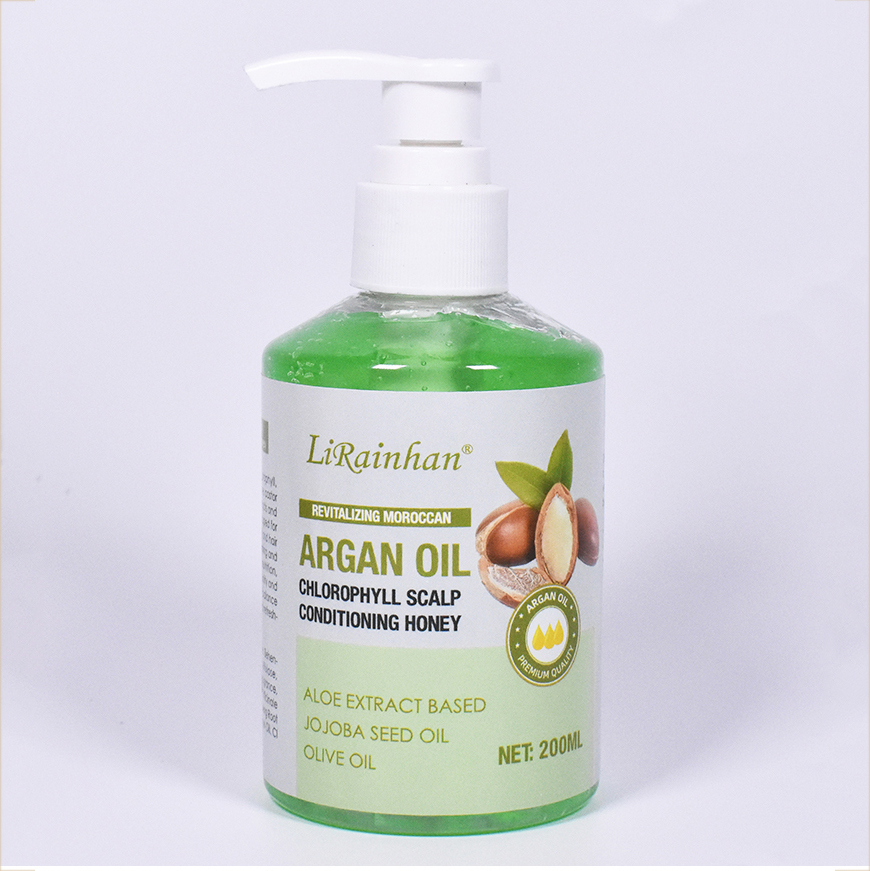 OEM ODM Revitalizing Moroccan Argan Oil Chlorophyll Scalp Conditioning Honey Lotion Conditioner