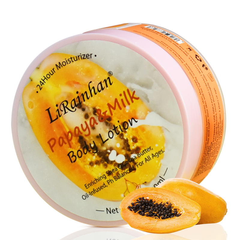 Custom Hydrating Milk & Papaya Body Butter Moisturizing Body Lotion for Women