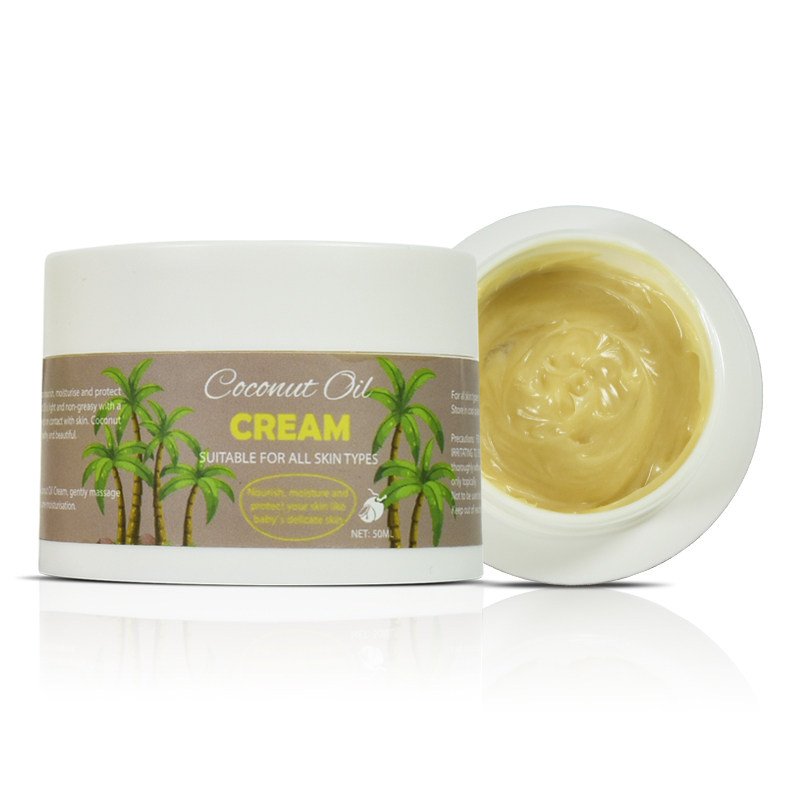 Private Label OEM ODM Moisturizing Hydrating Coconut Whipped Body Butter Silky Smooth Skin Cream 