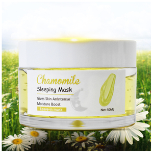 Custom Hydrates and rejuvenates tired dry skin Chamomile Overnight Cream Facial Mask 