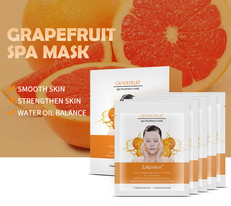 Grapefuit Fading Spots&Brightening and Whitening Face Mask By LIRAINHAN